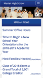 Mobile Screenshot of marianhs.org